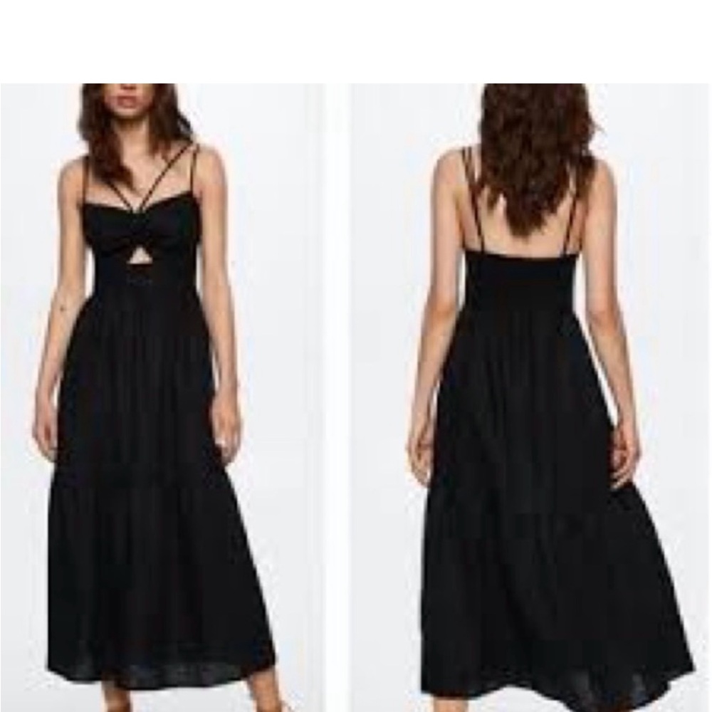 Jason Wu Black Cut Out  Maxi Dress